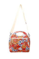 Neoprene Lunch Cooler Bag with Shoulder Strap - Retro Summer